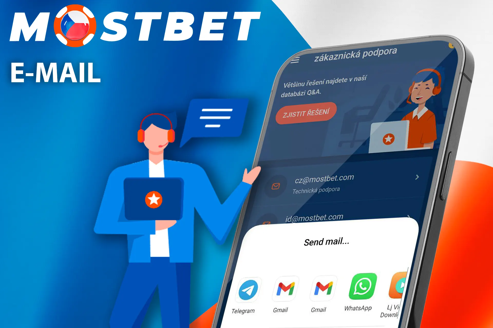 Kontaktujte podporu Mostbet prostřednictvím e-mailu