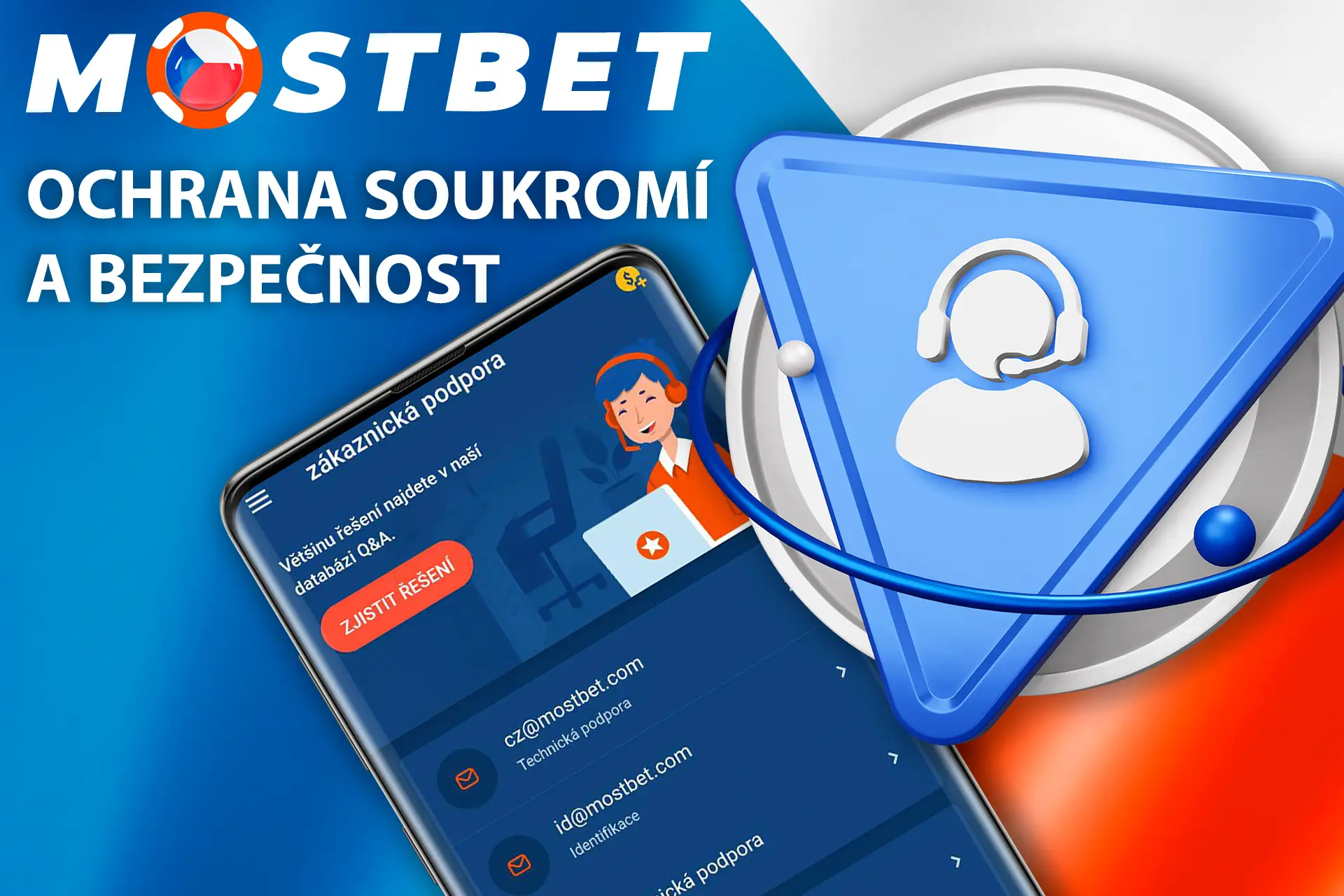 Zabezpečená služba zákaznické podpory v Mostbet