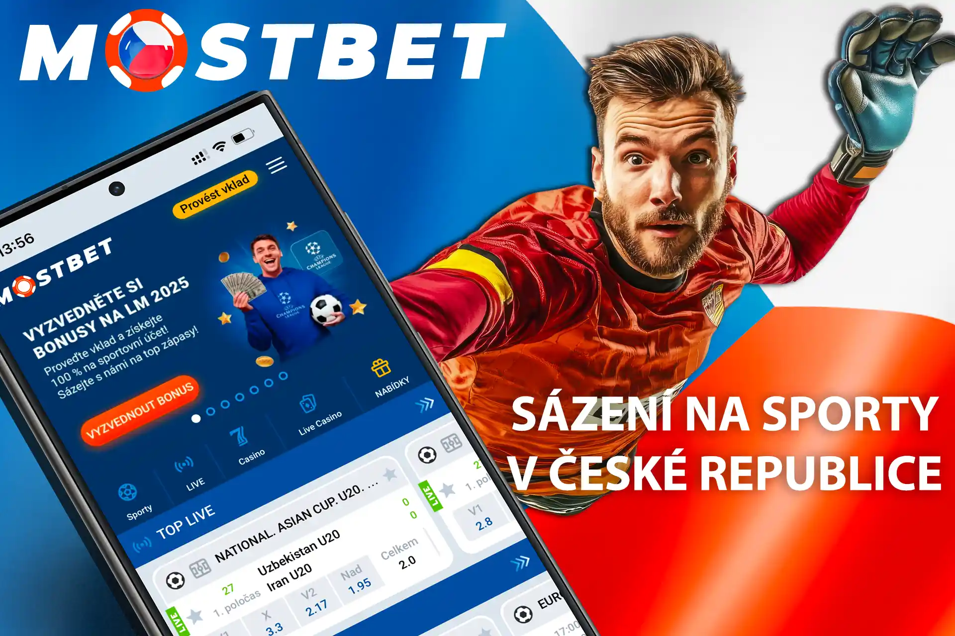 Online sázková kancelář MostBet nabízí hráčům v České republice pohodlnou platformu pro online hazardní hry a sportovní sázení.