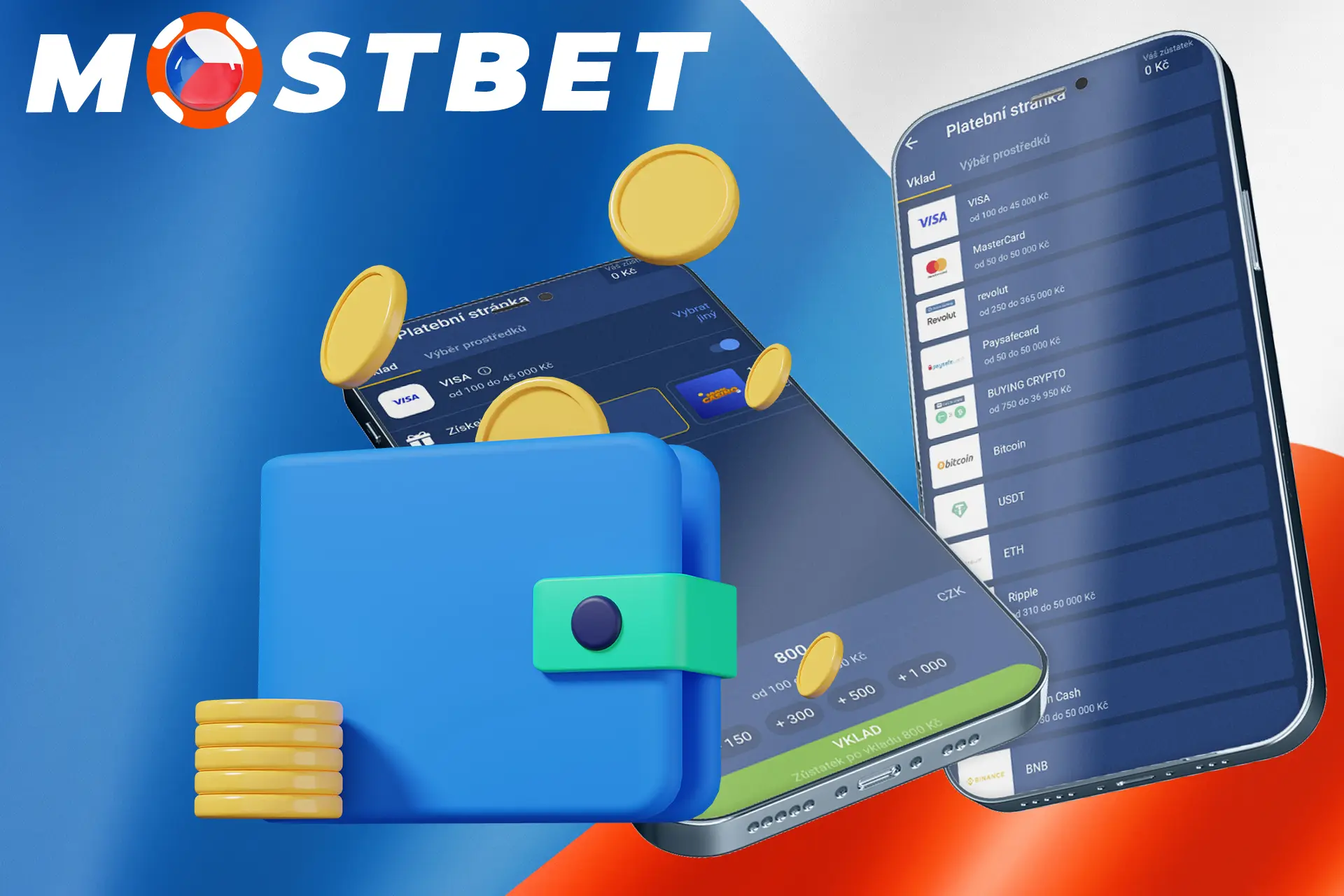 Proveďte svůj první vklad