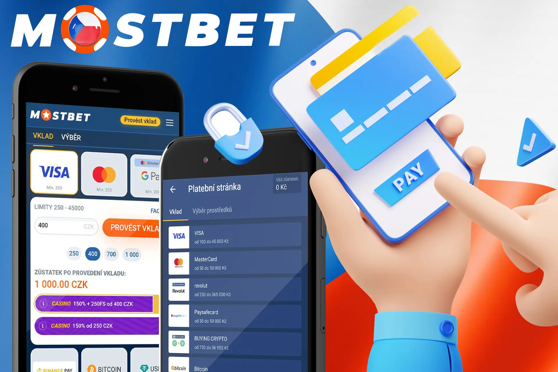 Proveďte svůj první vklad